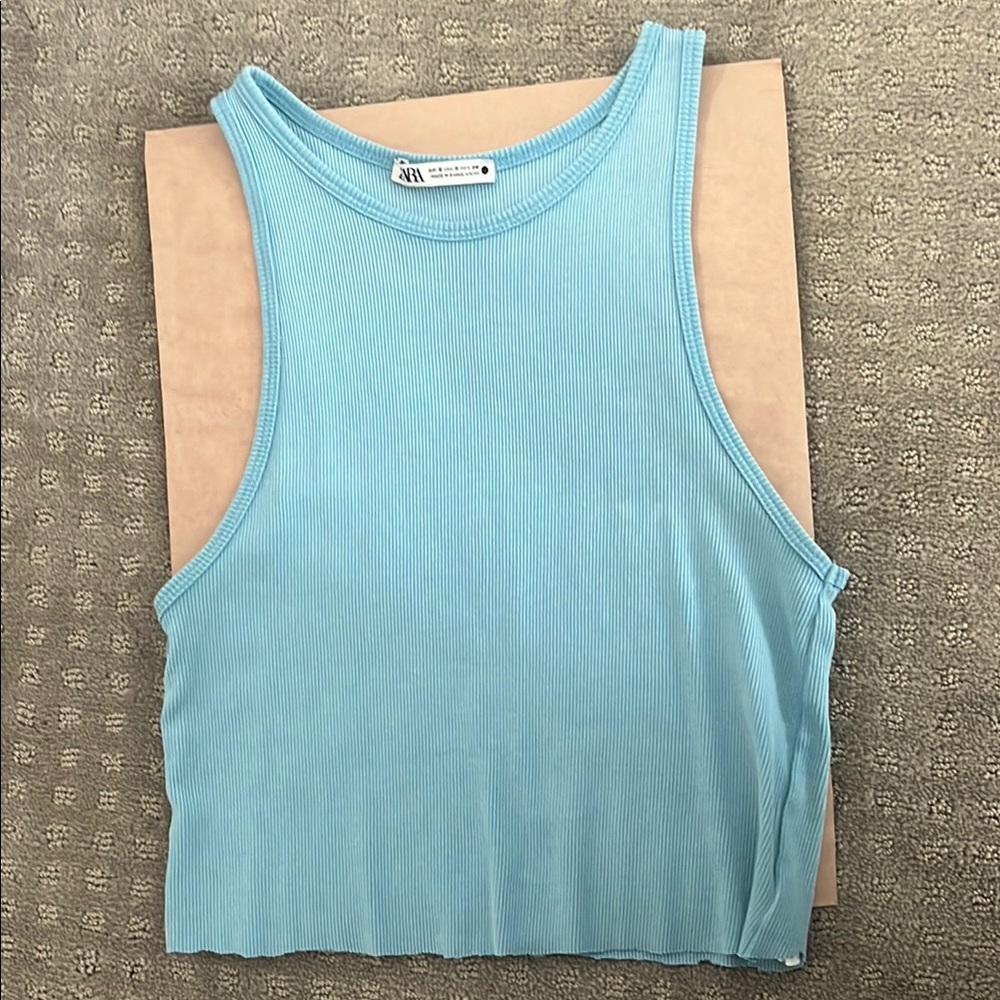 blue tank